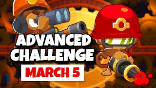 BTD6 Advanced Challenge  Geared Down  March 5 2024 [upl. by Hartzke]