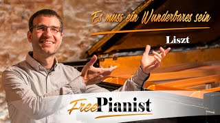 Es muss ein Wunderbares sein  KARAOKE  PIANO ACCOMPANIMENT  Liszt [upl. by Kcinom]