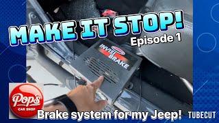 Roadmaster Invisibrake Install on a 2016 Jeep Wrangler Unlimited [upl. by Annanhoj]