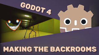 Making A Backrooms Horror Game in Godot 4 gamedev [upl. by Anola418]