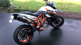 KTM SMR 990 Akrapovic Rottweiler TuneECU [upl. by Aerdied]