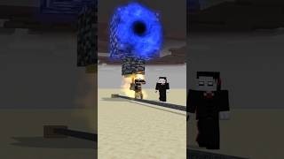 Herobrine  Ghost Rider Balancing Bigger and Bigger Bedrock on a Bike Challenge minecraft shorts [upl. by Orville768]