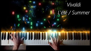 Vivaldi  Lété  Summer piano [upl. by Erreip]