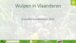 Evaluatiemoment broedseizoen wulp 2024 [upl. by Lyrpa21]