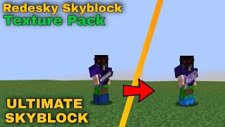 Official  The Best Redesky Skyblock Texture Pack  Armor  Gui Updated  Redesky Skyblock Gameplay [upl. by Bayly840]