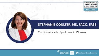 Stephanie Coulter MD  Cardiometabolic Syndrome in Women [upl. by Llehsam363]