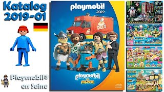 CATALOGUE PLAYMOBIL 2019  ALLEMAND [upl. by Anaihr]