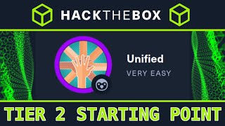 Tier 2 Unified  HackTheBox Starting Point  Full Walkthrough [upl. by Eneleahcim]