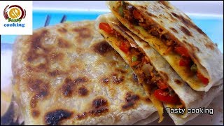 Mughlai paratha recipeveg stuffed paratha recipe [upl. by Brooking577]