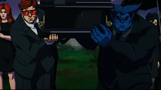 Gambits Funeral Scene with Nightcrawler Giving the Eulogy X Men 97 Episode 7 [upl. by Eillak]