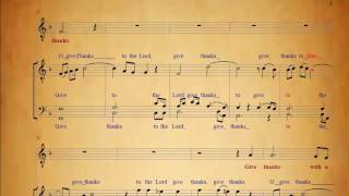 GIVE THANKS Acapella TTBB  Tenor 2 [upl. by Jeralee]