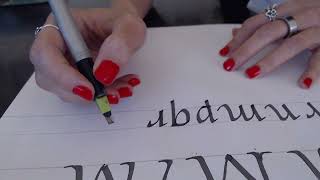 Italic Calligraphy Practice [upl. by Emmit]