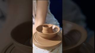 Playback pottery asmr clay diy art mini best shorts potterywheel handmade viral tutorial [upl. by Corney]