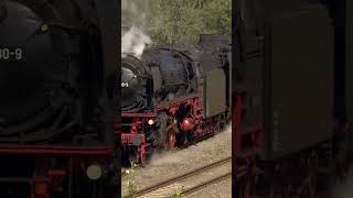 Ausfahrt von Dampflok 01 066 und 01 180 auf der Alsenzbahn eisenbahnromantik swr [upl. by Yorker]