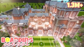 Renovated Clemente Academy Boarding School  How to Join Neighborhood RP Sessions  TOUR  Bloxburg [upl. by Jammal]