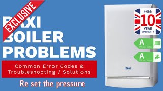 Baxi duotec combi boiler resetting system pressure also works for atag and ideal boilers [upl. by Arst]