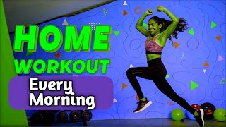 10Min Standing Workout At Home No Crunches  The Ultimate 30Day Fit Challenge [upl. by Ahtanoj]