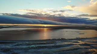 Rare cloud phenomenon captured over Gulf of Finland [upl. by Walls]