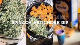 COPELAND’S SPINACH ARTICHOKE DIP amp DEEP FRIED BOWTIE PASTA vlog [upl. by Alis]