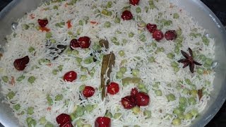 Matar Pulao RecipePeas Pulao Rice RecipeSpicy Matar Pulao [upl. by Eidoj]