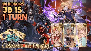 GBF Colossus Ira Omega 3B1S 1M Honors  【グラブル】コロッサス イラマグナ 3ポチ1召喚 100万貢献度 [upl. by Aicilegna603]