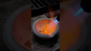 Making a gold and gemstone ring is really beautiful 🔥🔨 shorts gold video silver viral jewell [upl. by Boesch]