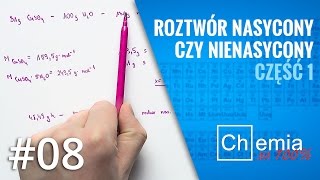 Matura z chemii Hydraty  roztwór NASYCONY CZY NIENASYCONY CZĘŚĆ 1  Zadanie Dnia 8 [upl. by Nnayecats]