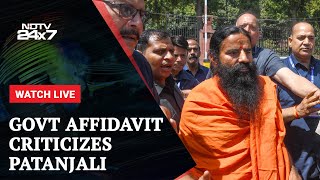 SC On Patanjali  Centres Reply On Patanjali quotPersons Choice  Ayush Or Allopathyquot amp Other News [upl. by Chancey]