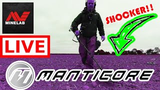 MINELAB MANTICORE LIVE DIGS SHOCKING RESULTS [upl. by Adnelg]