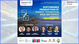 Seminario “Sustainable Production of Energy Transition Raw Materialsquot [upl. by Annaillil]