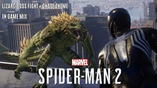 Lizard Boss Fight Theme  InGame Unofficial Soundtrack  Marvel’s SpiderMan 2 [upl. by Airdnala]