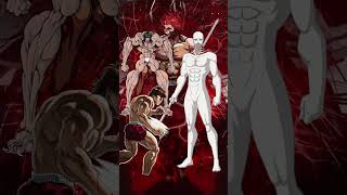 Who is Stronger  Baki and Pickle vs Aot baki anime bakinetflix [upl. by Dareen]