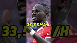 😱mané vitesse 335km par heure football mané [upl. by Paske]