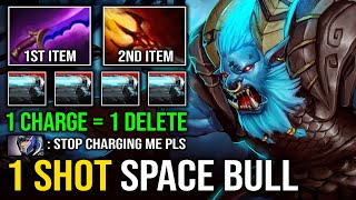 WTF 737c Invisible Space Bull 1 Charge  1 Delete with Shadow Blade Dagon Mid Spirit Breaker Dota 2 [upl. by Rosemare]