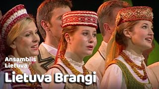 Ansamblis Lietuva  Lietuva Brangi LIve Video Iš projekto Yra Šalis [upl. by Rohn117]