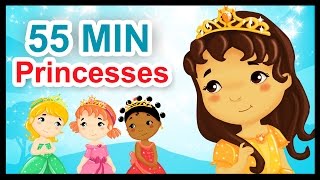 Les petites princesses  55 min de comptines et chansons  Titounis [upl. by Yv]