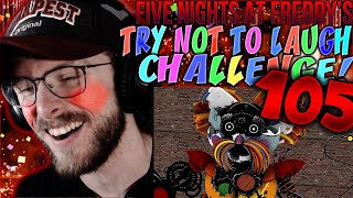 Vapor Reacts 1185  FNAF SFM FIVE NIGHTS AT FREDDYS TRY NOT TO LAUGH CHALLENGE REACTION 105 [upl. by Orutra]