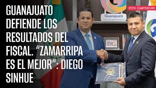 Guanajuato defiende los resultados del Fiscal “Zamarripa es el mejor“ Diego Sinhue [upl. by Oflodur666]