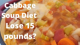 Cabbage soup diet  lose 10 to 15 pounds in one week  One delish [upl. by Idna]