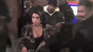 RARE PAPARAZZI FOOTAGE Amy Winehouse leaving the Hawley Arms Pub Camden March 4 2011 [upl. by Ecirtram781]