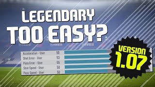 FIFA 18  Is Legendary Too Easy Try These EXTREME Sliders OUT OF DATE [upl. by Cynara609]