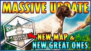 BIGGEST UPDATE EVER  New Map New Great Ones amp More  the Hunter Call of the Wild [upl. by Mavra]