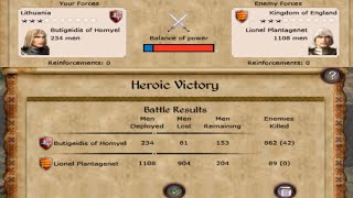 defeating 5 times bigger army  Bridge Ribault Strategy Medieval 2 Total War [upl. by Chappie]