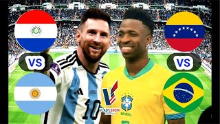 Venezuela vs Brésil  Paraguay vs Argentine [upl. by Noterb994]