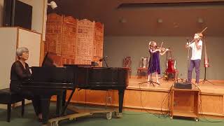 River and Max Brown Hungarian Dance No 5 Brahms arr McLean at Crosslands Swellstrings [upl. by Philana29]