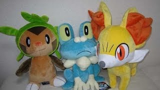 Pokemon Center Japan Lifesize Chespin Fennekin Froakie Plush Toy Plushie [upl. by Natalie]