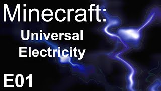 S3E1 Minecraft Universal Electricity Ampz  Crafting Bronze Gear [upl. by Sheryl]