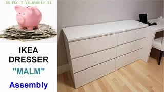 IKEA quotMALMquot Dresser Assembly [upl. by Myranda206]