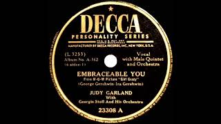 1943 version Judy Garland  Embraceable You [upl. by Eelibuj274]