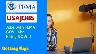 FEMA  USAJobs  Hiring NOW  Remote Work  WFH  Regular 95 [upl. by Roselba]